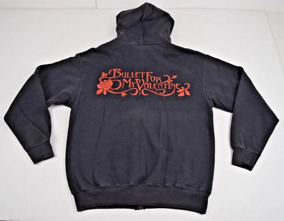 Sudadera vintage banda telar de frutas talla mediana bala para mi San Valentín años 90 negra Foto 2 de 4