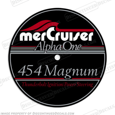 Fits Mercruiser 454 Magnum Flame Arrestor Decal 