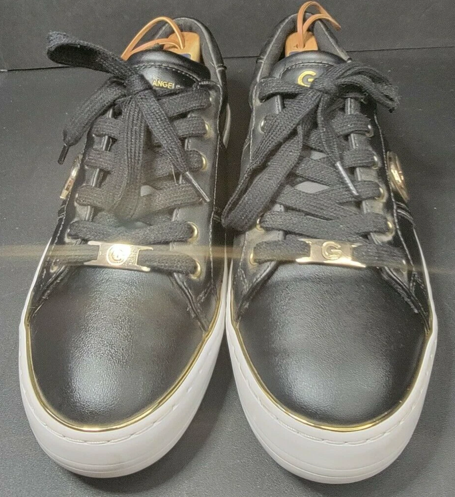 Guess black shop and gold shoes