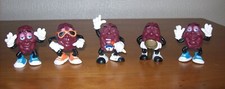 Vintage 5 California Raisinettes 1987 Calrab Applause Figures
