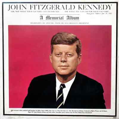John Fitzgerald Kennedy A Memorial Album NEAR MINT Premier Albums Vinyl LP