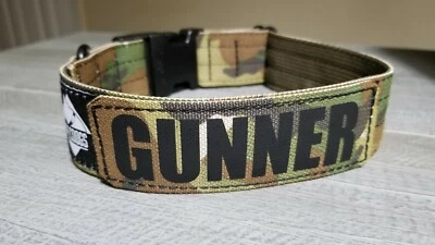 SPEC DOGS Custom Dog Collar American Made 1.5" MultiCam personalized patch