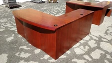 *DESK L-SHAPED 2 PIECE WOOD #2 Creative Wood Products We Deliver Locally Nor Ca