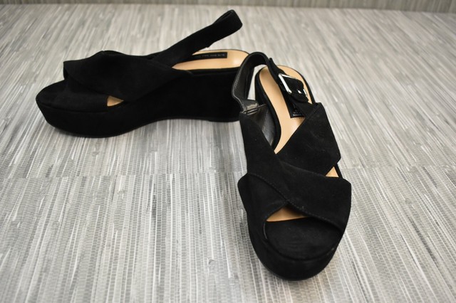 bandi platform wedge sandal white