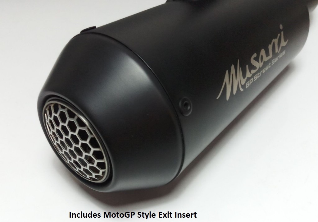 Suzuki SV /SV650/S/X SV650X Lams 2016 2022 Musarri GP Series Slipon