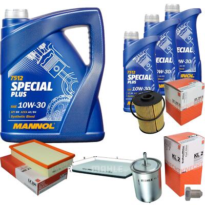 MAHLE Inspektionspaket 8 L MANNOL Special Plus 10W-30 für VW Passat Variant 2.8