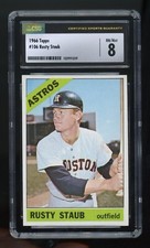 1966 Topps #106 Rusty Staub CSG 8 NM/MINT #1029995049
