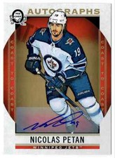 2018-19 OPC COAST TO COAST NICOLAS PETAN AUTO WINNIPEG JETS #A-NP