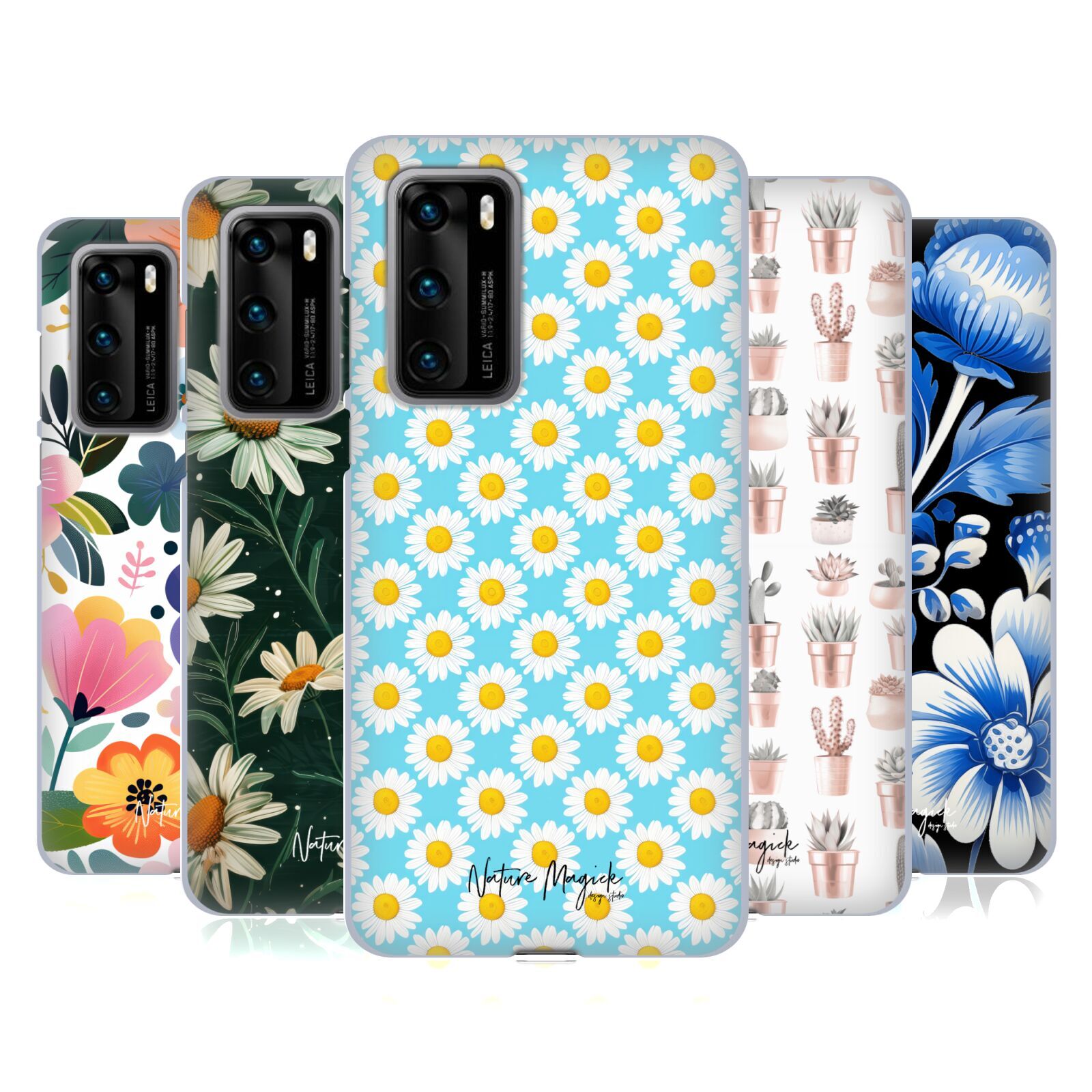OFFICIAL NATURE MAGICK FLORAL PATTERNS SOFT GEL CASE FOR HUAWEI PHONES 4