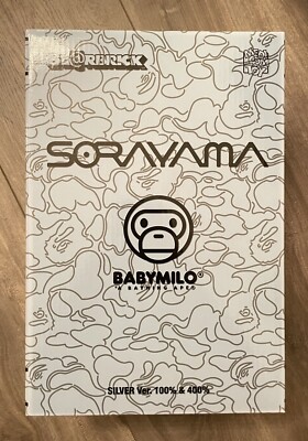 NEW Baby Milo BAPE x Hajime Sorayama Bearbrick 400% 100 NEW Baby Milo BAPE x Hajime Sorayama Bearbrick 400% 100