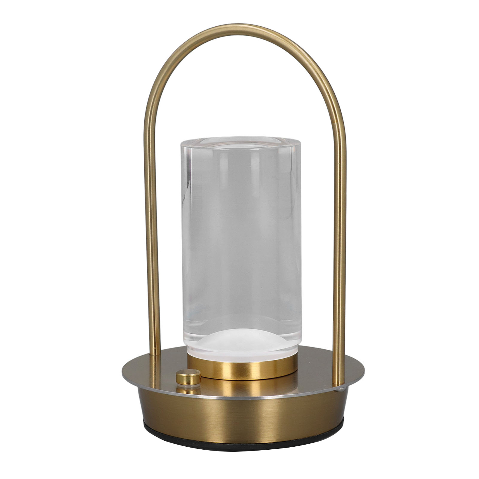 Table Lamp Metal LED Rechargeable 3 Colors Stepless Dimming Touch Control Cor-image