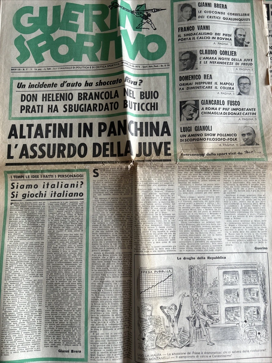 Guerin Sportivo 37 1979-Tutto Coppe-Le squadre di serie A a