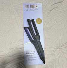 Hot Tools Pro Signature Dual Plate Flat Iron 455 F Digital Display Auto Shut-Off