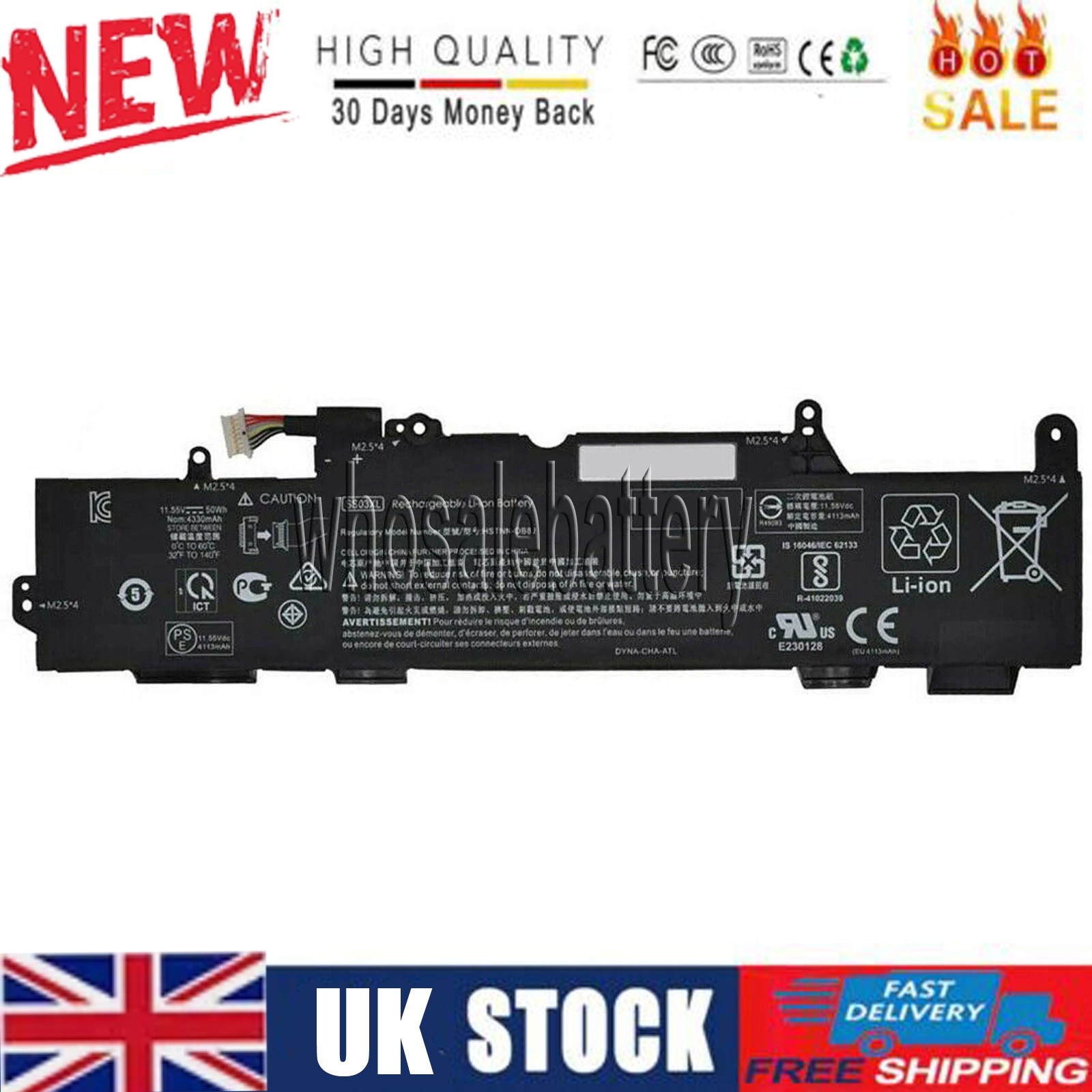 SS03XL Battery for HP EliteBook 735 745 G6 840 G6 ZBOOK 14U G5 G6 Series Noteboo