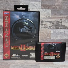 Mortal Kombat II Sega Genesis Game Authentic Tested Game and Case