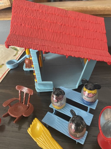 VTG Hasbro Romper Room Disney Mickey Mouse Club Clubhouse Weeble Playset 1976 - Picture 14 of 16