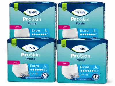 TENA Pants ProSkin Extra L 40 Piezas 4x10 Bragas Bragas Incontinencia - Imagen 1 de 2
