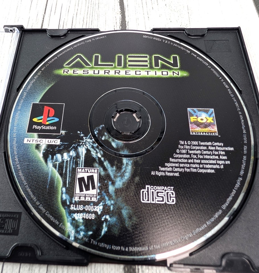 Sony Playstation 1 PS1 Alien Resurrection Disc Only Game Tested | eBay