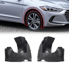 Front Left  Right Side Fender Liner Set Compatible with Hyundai Elantra Seda...