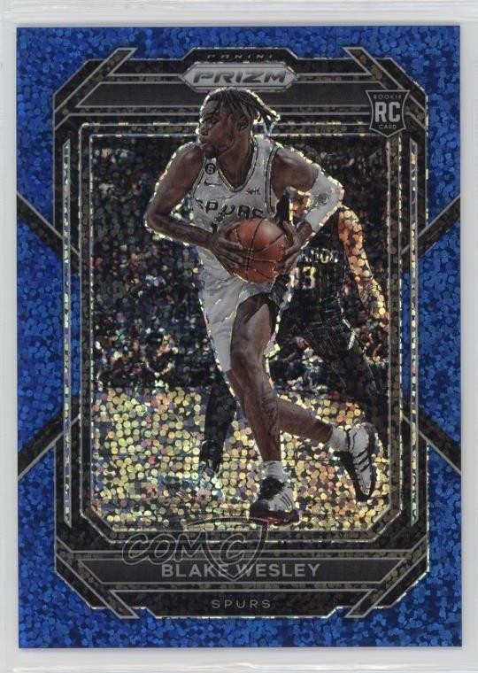 2022-23 Panini Prizm Blue Sparkle Prizm 112/144 Blake Wesley #264 06gz