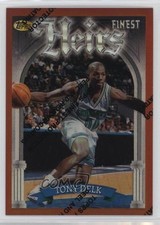 1996-97 Topps Finest Common Bronze Refractor Tony Delk #170 0ym4