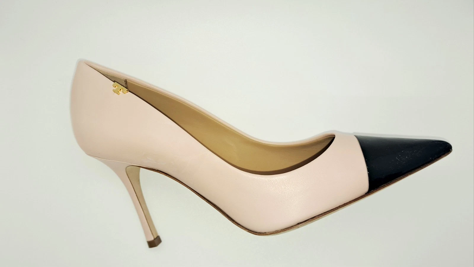 Tory Burch Penelope punta a cappuccio tacchi di lusso taglia 7 5