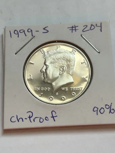 1999-S Proof Silver Kennedy Half Dollar 90%