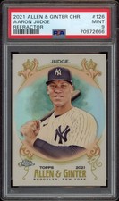2021 Topps Allen & Ginter Chrome Aaron Judge Refractor (PSA 9)