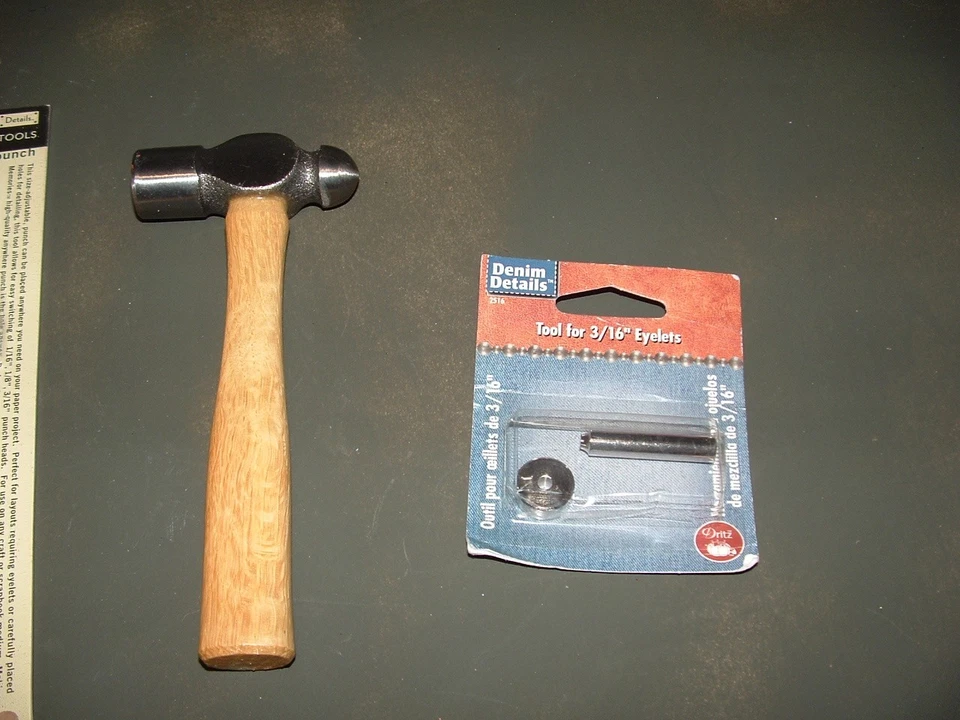 New Making Memories Universal Eyelet Setter #6175 Hole Punch #6174 & Hammer 6" - Image 3 of 4