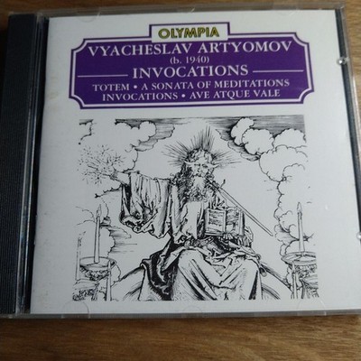 Artyomov Invocations CD Mark Pekarsky Percussion Ensemble Classical Music