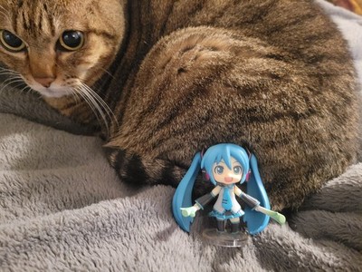 (US Seller) Vocaloid Hatsune Miku leek 2'' mini nendoroid petit figure