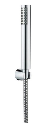 WENKO Stab Handbrause Basic Line Brauseschlauch Halterung Badewanne Dusche Chrom