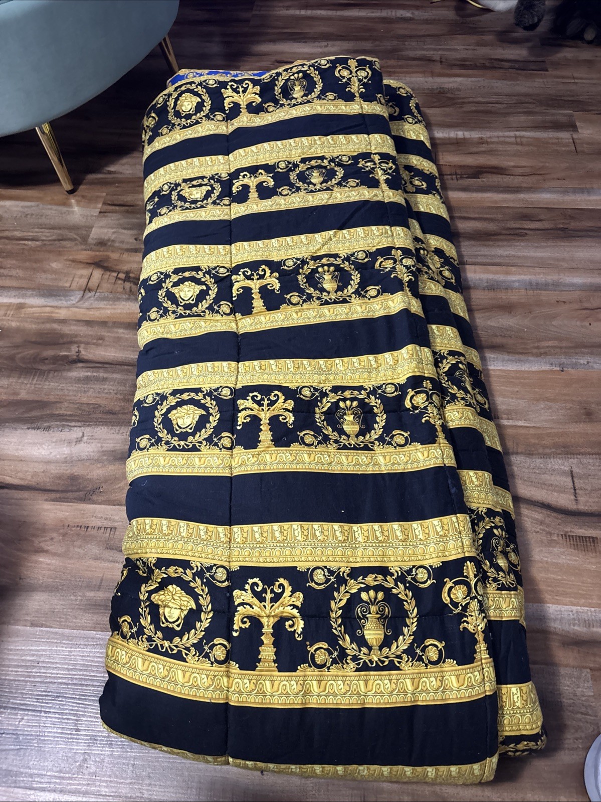 Versace I Love Baroque Double-Face Comforter 103x98