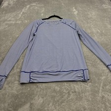 Coolibar UPF 50+ Shirt Womens M Blue Stripe T...