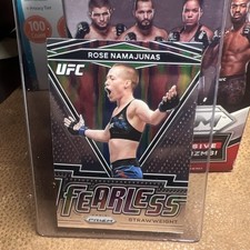 2021 Panini Prizm UFC Rose Namajunas #18 Fearless Insert MMA Card