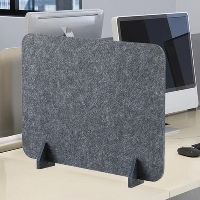 Privacy Panel Desktop Partition Board with Support Feet Noise Reducing Acoustic