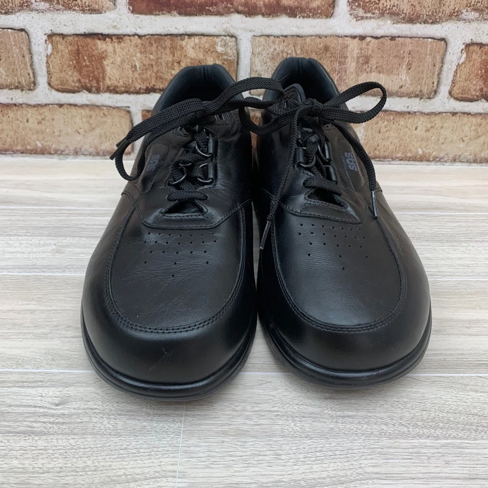 SAS Time Out Shoes Mens Black Leather Walking Comfort Shoes Size 11 WWW READ - Image 2 of 4