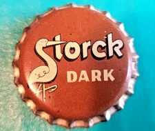 Storck Beer Bottle Cap Slinger Wisconsin STORCK BREWING CO Cork Backed Crown