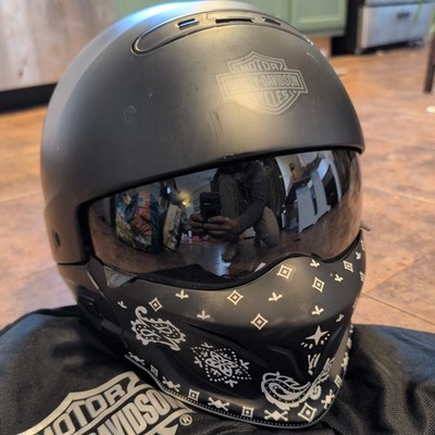 Harley Davidson HD-X04 Motorcycle Helmet Removable Face Shield 3