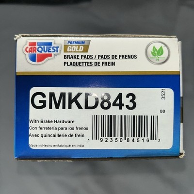 Premium Gold Front Brake Pads CARQUEST GMKD843 Ford Escape, Mazda Tribute