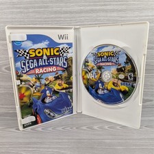 Sonic & Sega All-Stars Racing (Wii, 2010) CIB, Old Replaced Cover, Tested/Works