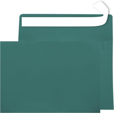 A7 Self Seal Envelopes, 50 Pack 5x7 Envelopes for Invitations, Greeting Cards, M