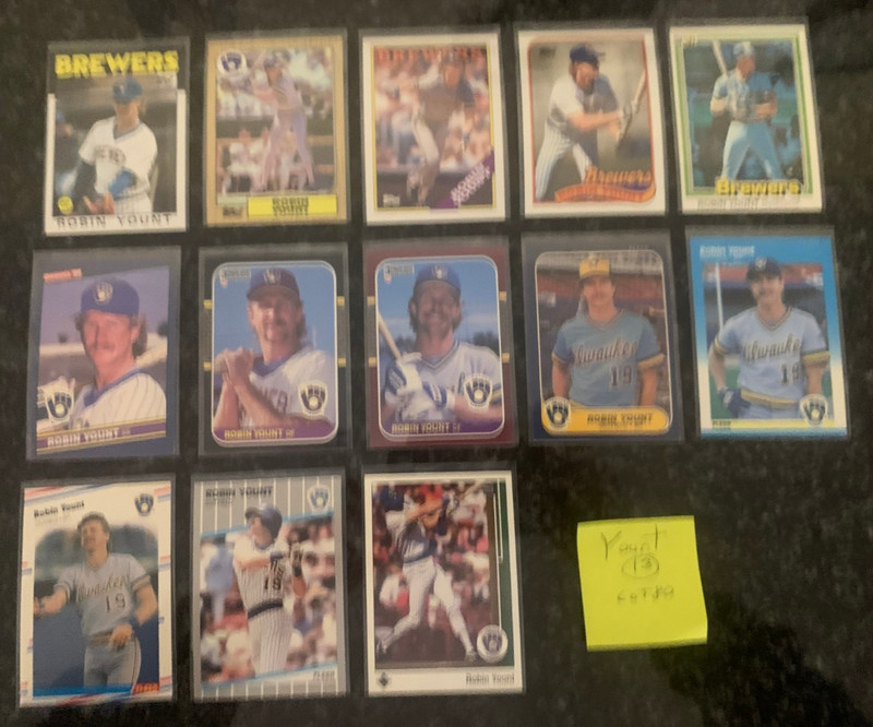 ROBIN YOUNT CARD LOT (1986-1989)........................13 DIFFERENT
