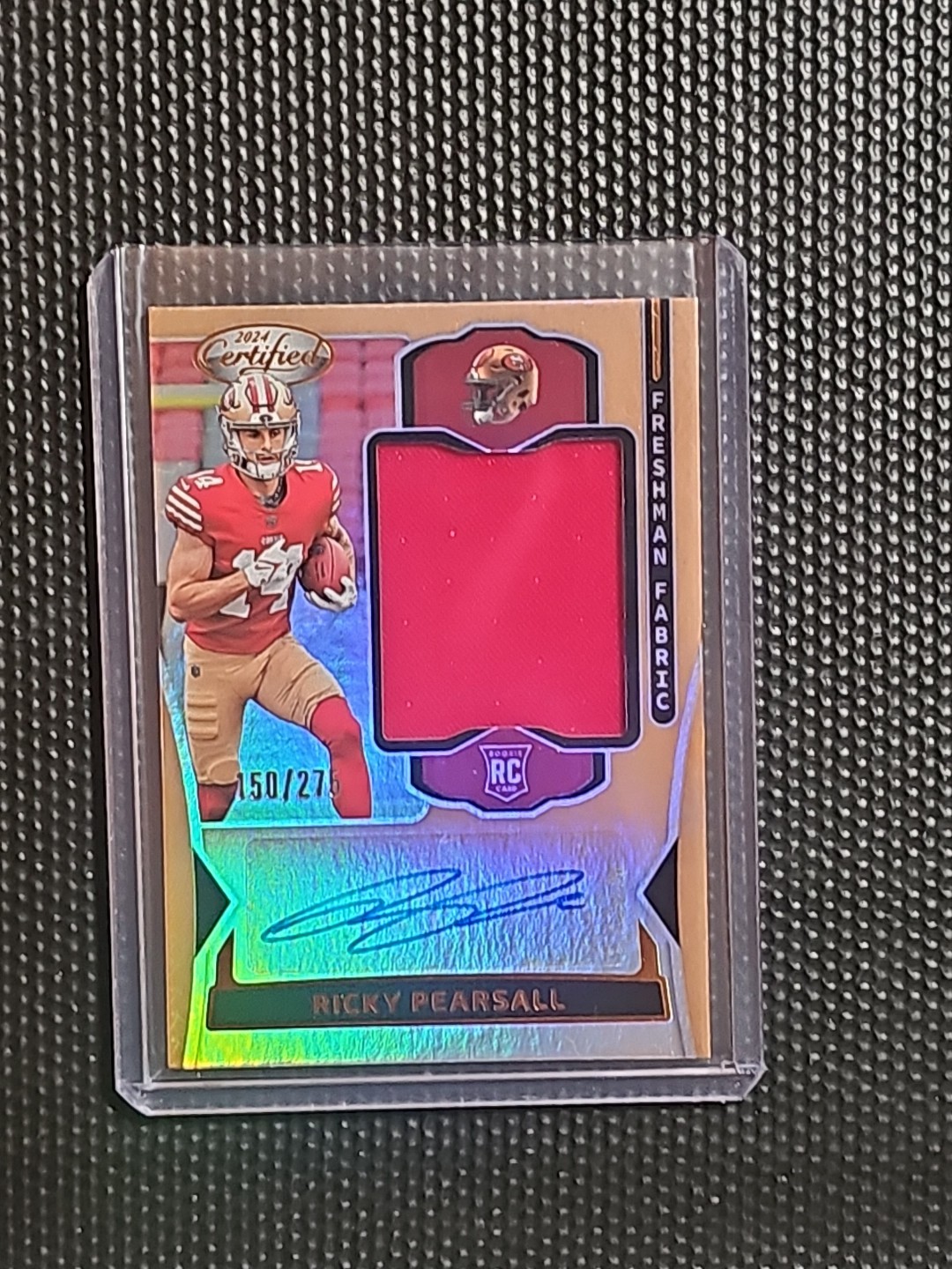 2024 Certified Ricky Pearsall Freshman Fabric Mirror Signatures Bronze /275 