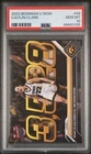 2023 Bowman University U Now Card #49 Caitlin Clark 3528 Points Graded PSA 10