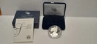 2021 W American Silver Eagle Proof Type-1 Dollar Coin with OGP/COA