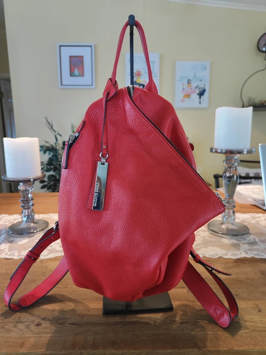 Vince Camuto Leather Backpack with Ring Detail - Kimi pink color cherry blossom Vince Camuto Backpacks for Women on Sale up to 90% Off: Poshmark main image 4