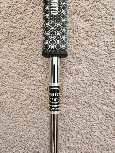 RH Odyssey White Steel 2-Ball Blade Putter 32" Headcover New Yamato Grip READ - Picture 4 of 9