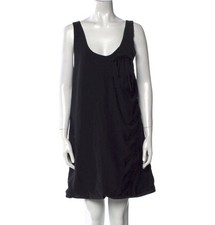 Prada Sport Black Sleeveless Tent Shift Dress Size IT 42