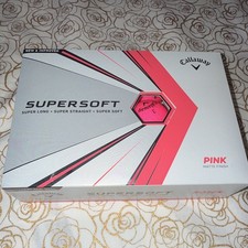 Callaway Supersoft Pink Matte Golf Balls 11 Total Balls 4 Sleeves